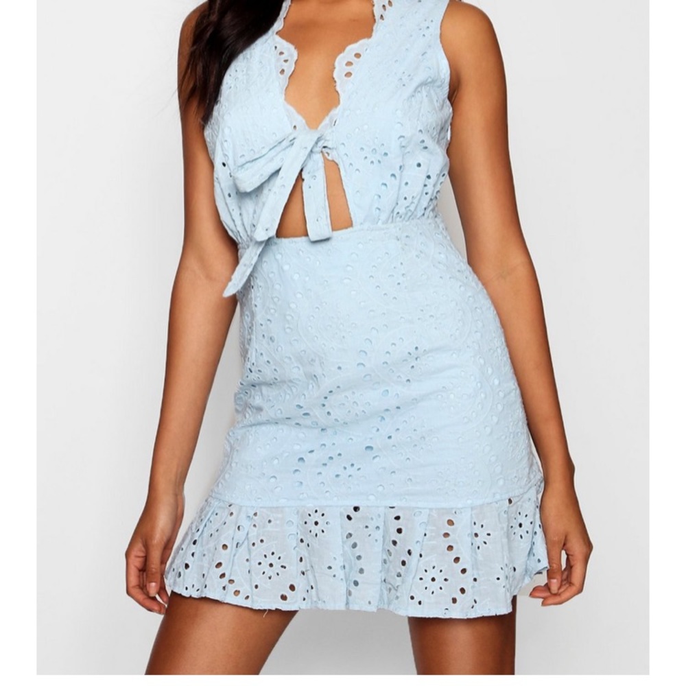 Boohoo ruffle sundress